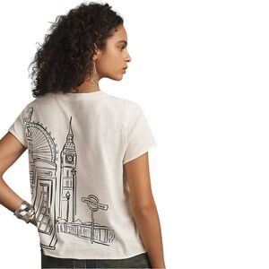 Anthropologie “Dreams in London” Graphic Tee – Size Small, NWT